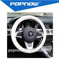 
Car Steering Wheel Cover Hand Sewing mix colour silicone material for universal automobile
