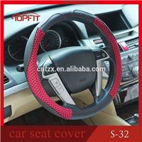 
High quality design genuine leather made car steering wheel cover
