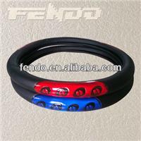 
PU leather light reflecting durable steering wheel cover
