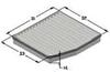 
Auto cabin air filter OE#2468300018, CFA11430 for MERCEDES-BENZ
