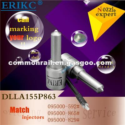 Toyota Diesel Fuel Pump Nozzle Denso DLLA155P 863 / 093400 8630 Denso Common Rail Nozzle DLLA 155 P863