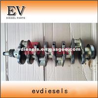 Forged Steel S4Q S4Q2 Crankshaft Assy For Mitsubishi Forklift