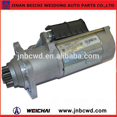 Weichai engine parts 612600090561weichai auto starter starter motor