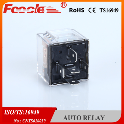 Transparent automotive high current relay 12V 5Pin