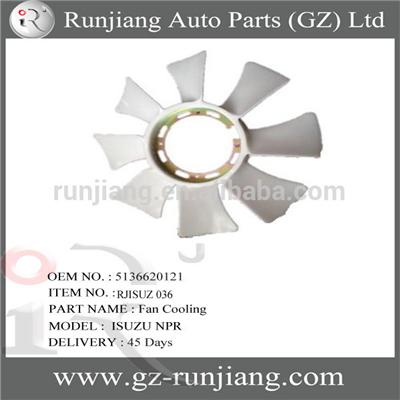 Auto spare parts fan cooling usded isuzu trucks NPR OEM 5136620121