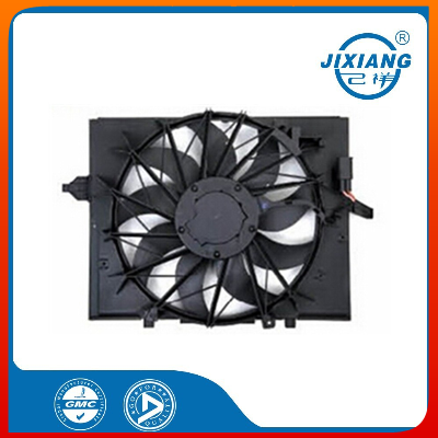 E60 525i 528i Cooling Fan Assembly with Shroud Auto Radiator Fan OEM 17427543282 17427543560