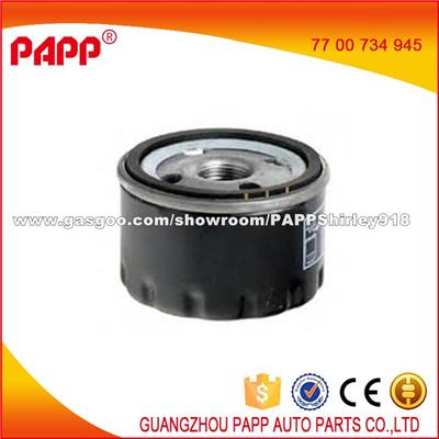 Oil Filter 77 00 734 945 Good Quality PAPP Manufacturer In China