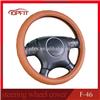Popular Simple Design Anti Abrasion Skipproof Breathable Soft Imitation Super Fiber Car Fancy Decorative Steering Wheel Covers