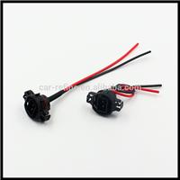 
Car tail interior fog light lamp bulb H16 5202 male wiring cable harness connector
