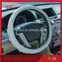 
Deluxe Fancy Design Plush Genuine Leather Breathable Sweat Absorption Fashion Auto Interior Decor Car Steering Wheel Covers
