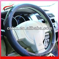 
Hot Sale Competitive Brown Leather Wheel Steering Cover
