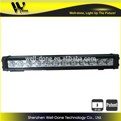 120W single row light bar in China, high power LED light bar, WD-12V10, super anti-shock and water-proof light bar