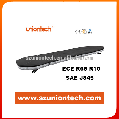 UnionTech 7302-1200 ECE R65 R10 SAE 46 inch curved led light bar with permanent mounts