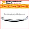 Unpainted FRP+black carbon front bumper lip for Mercedes Benz W204 C63 front lip auto front spoiler lip