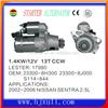 Starter Assembly Type diesel starter 23300-8H300 23300-8J000 S114-844 for Nissa STARTER