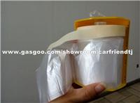 Masking Plastic Film With Tape