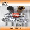 Engine Rebuild Kit For Mitsubishi Forklift 6DR5 Piston Ring Cylinder Liner Full Gasket Kit Bearing