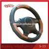 Dual Color Car Interior Accessories genuine Leather Steering Wheel Cover For Toyota