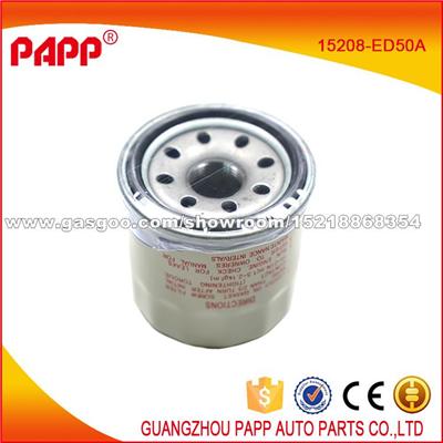 For Nissan Paladin Auto Parts Oil Filter 15208-ED50A