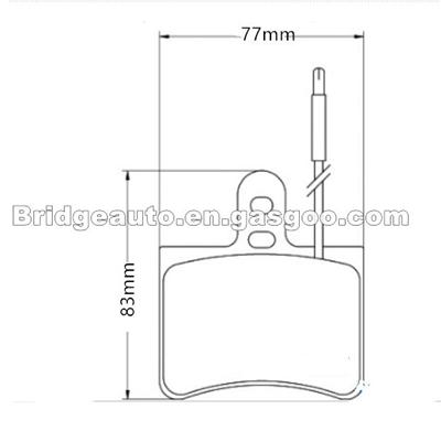 Auto Brake Pads Factory CITRON GX2530102A GX2532601A FDB98