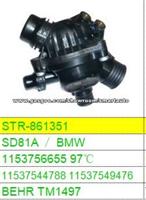 For BMW Thermostat And Thermostat Housing 1153756655 11537544788 11537549476