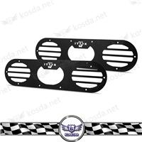 
2pcs Black Rear Bumper Diffuser For Universal Car Rear Bumper Air Diversion Diffuser
