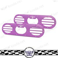 
Purple racing universal rear diffuser lip car bumper lip diffuser
