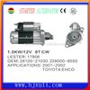 Hot selling TOYOTA EHCO 28100-21030 228000-8550 LESTER:17806 motor starter assembly type