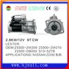 Hot selling NISSA ZD30 auto starter 23300-2W200 23300-DB000 S13-527B motor starter assembly