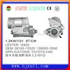 toyota starter denso motor 1.2kW/12 Volt OEM:28100-72020 128000-3550 LESTER:16834 for Toyota Van