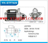 
Starter Parts Type starter motor parts 28100-75190 for toyota 2700
