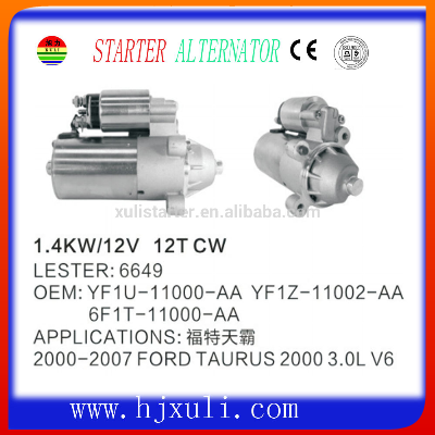 Hot selling FORT V6 auto starter YF1U-11000-AA 6F1T-11000-AA LESTER:6649 motor starter assembly