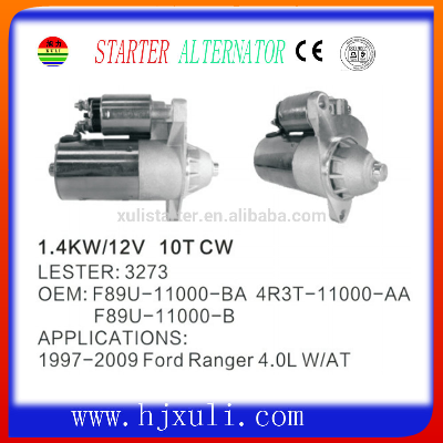 Affordable high-quality auto starter for FORT 4.0L W/AT F89U-11000-BA 4R3T-11000-AA LESTER:3273 auto starter assembly