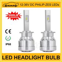 
KIMH Special Design 8000lm h4 h7 d1s Auto Car LED Headlight D1s Bulbs
