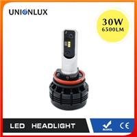 Hot sale IP68 waterproof auto X1 6500lm H11 led headlamp 6000k 30w led headlight for cars