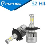 
2017 new type LED Car light S2 H4 8000LM cob led headlights bulb for all cars
