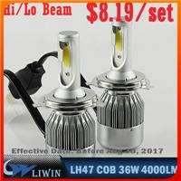 Fanness Led Automobiles & Motorcycles x3 led headlight H8 H9 H7 9005 9006 auto led headlight ,CE Rosh Certificate