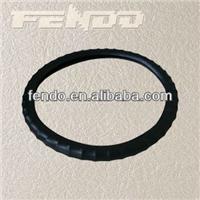 
genuine leather steering wheel cover
