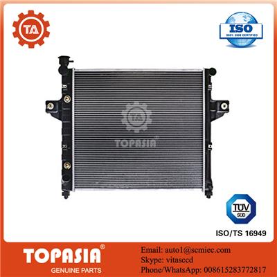 TOPASIA Quality aluminum auto radiator for JEEP GRAND CHEROKEE 4.0L 6CYL DPI: 2262 OE:52079428 /AB