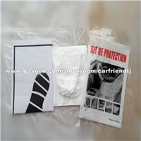 Disposable Plastic Auto Seat Cover And 5 Kit Maintenance