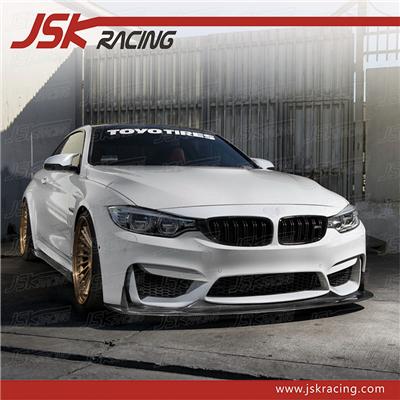 ENLAES STYLE CARBON FIBER FRONT LIP FOR 2014-2016 BMW 3 4 SERIES F80 F82 M3 M4