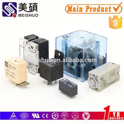 Meishuo high quality 24v dc micro pcb relay for fan heater hlc-973(t73/3ff)