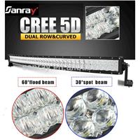 
50 inch 288W 4x4 Led Car Light, Curved Led Light Bar Off Road, Auto Led Light Arch Bent
