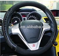 
Guangzhou car steering wheel oover factory specialize in cool sheepskin Steering Wheel Cover with various size from 35cm to 40cm
