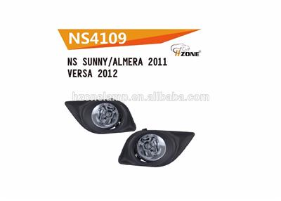 auto spare parts fog lamp for NS SUNNY/ALMERA 2011VERSA 2012 with DOT SAE certification