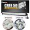50 inch 288W 4x4 Led Car Light, Curved Led Light Bar Off Road, Auto Led Light Arch Bent