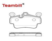 CHINA Auto parts brake pad for Porsche 911 Boxster Cayman 99735193902