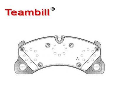 CHINA Auto parts brake pad for Porsche Panamera Cayenne VW TOUAREG 95835193910