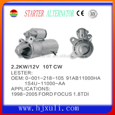 CHINA 12V starter motor fits FORT 1.8TDI 0-001-208-105 1S4U-11000-AA STARTER