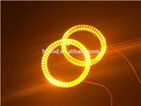 
Wholesale price super bright 80mm/95mm 3014 double colors White + Yellow LED angel eyes
